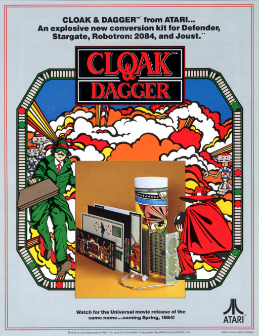 Cloak and Dagger (rev 5) MAME2003Plus Game Cover